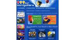 Desktop Screenshot of air-montgolfiere.com