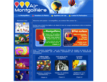 Tablet Screenshot of air-montgolfiere.com